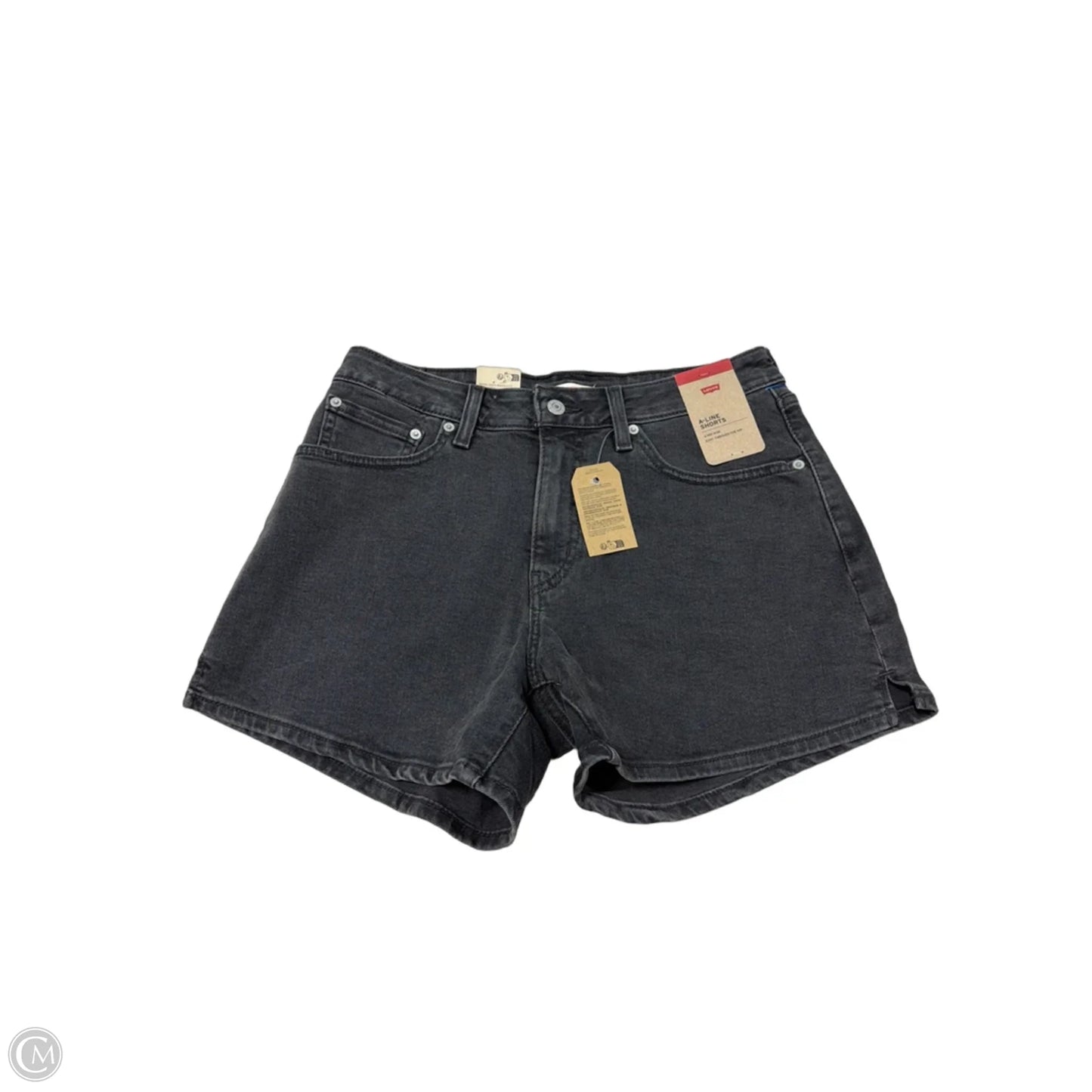 New! Shorts By Levis In Black Denim, Size: 10