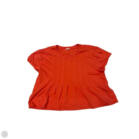 Top Short Sleeve By Pilcro In Orange, Size: M