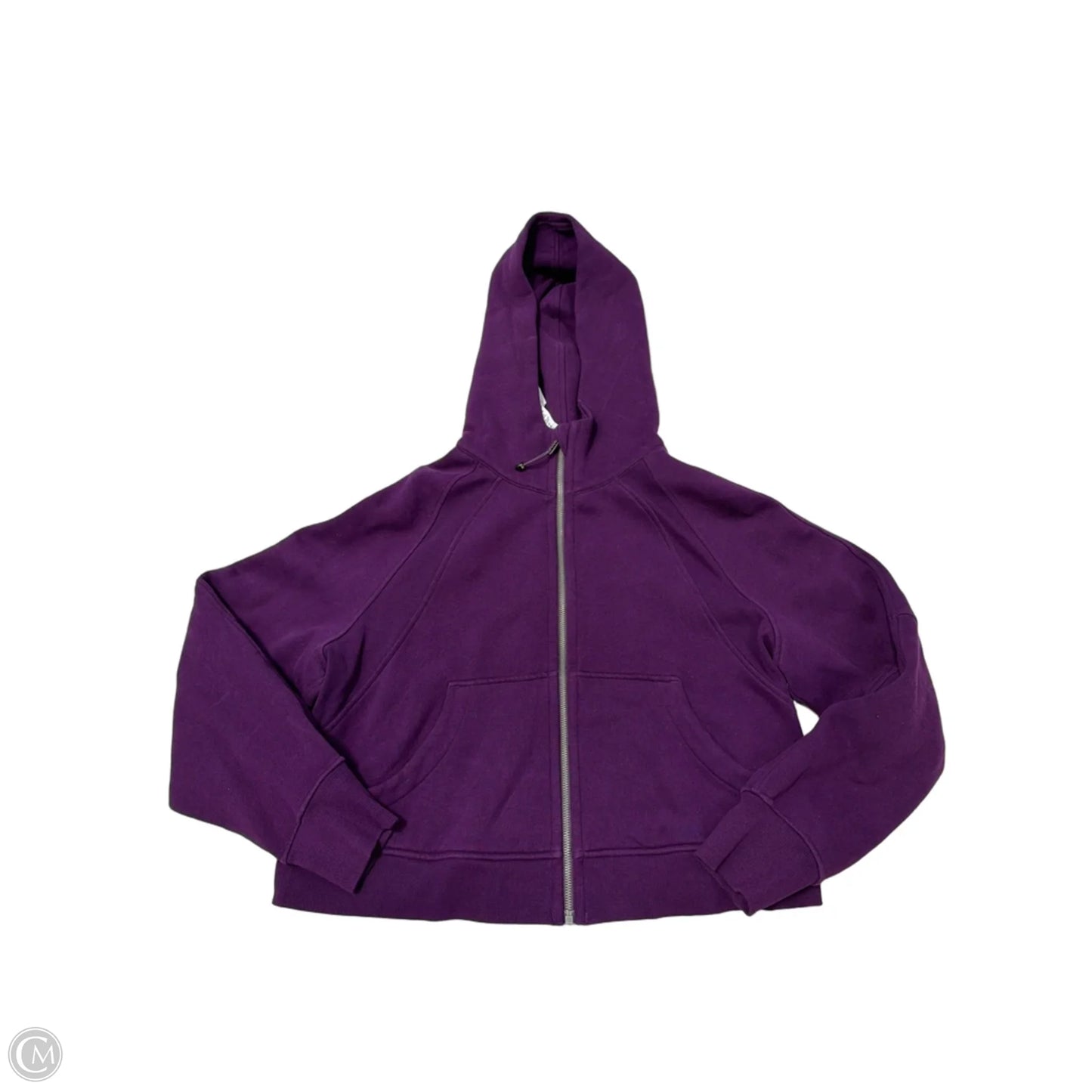 Athletic Sweatshirt Hoodie By Lululemon In Purple, Size: M