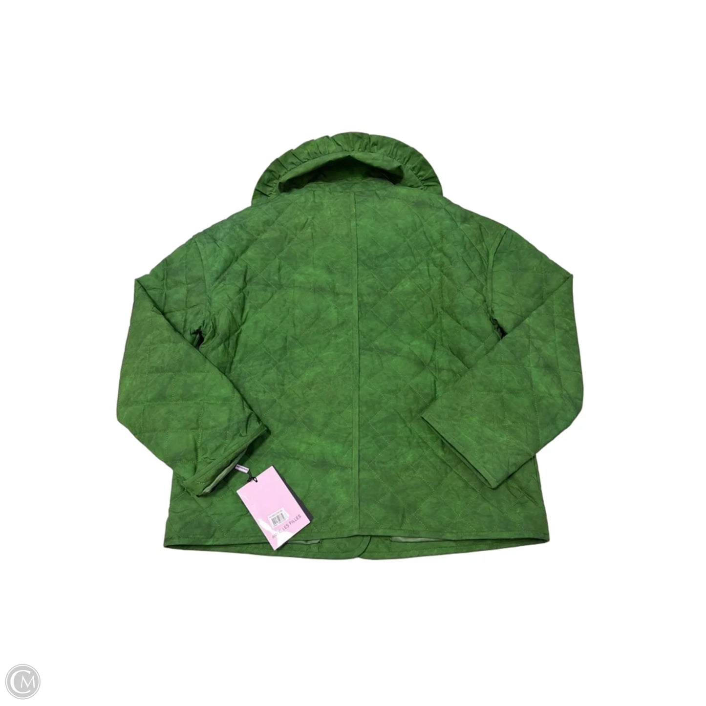 New! Jacket Puffer & Quilted By Avec Les Filles In Green, Size: M