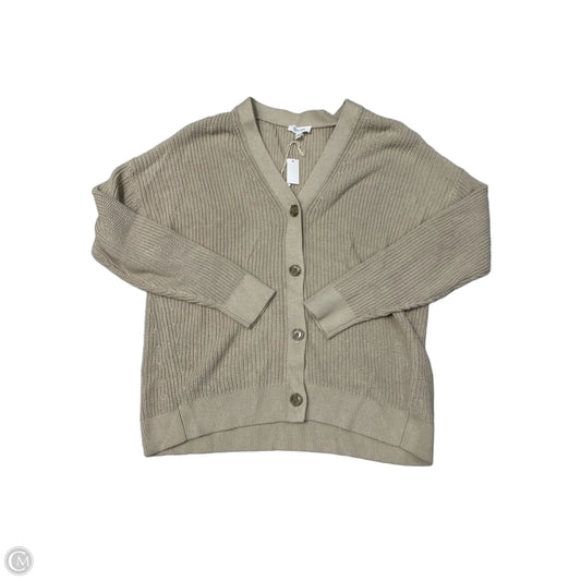 Sweater Cardigan By Haven In Tan, Size: L