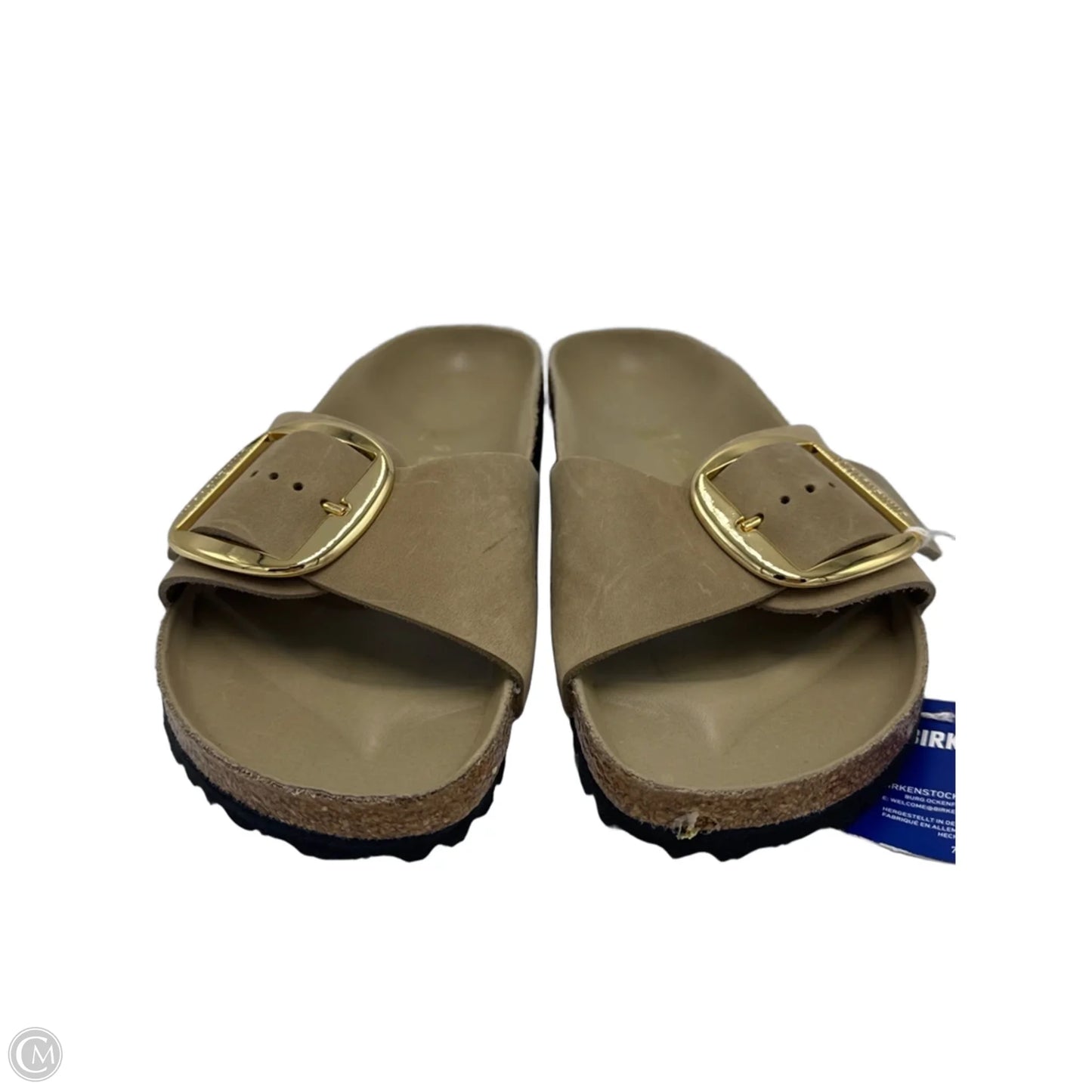 Sandals Designer By Birkenstock In Taupe, Size: 10