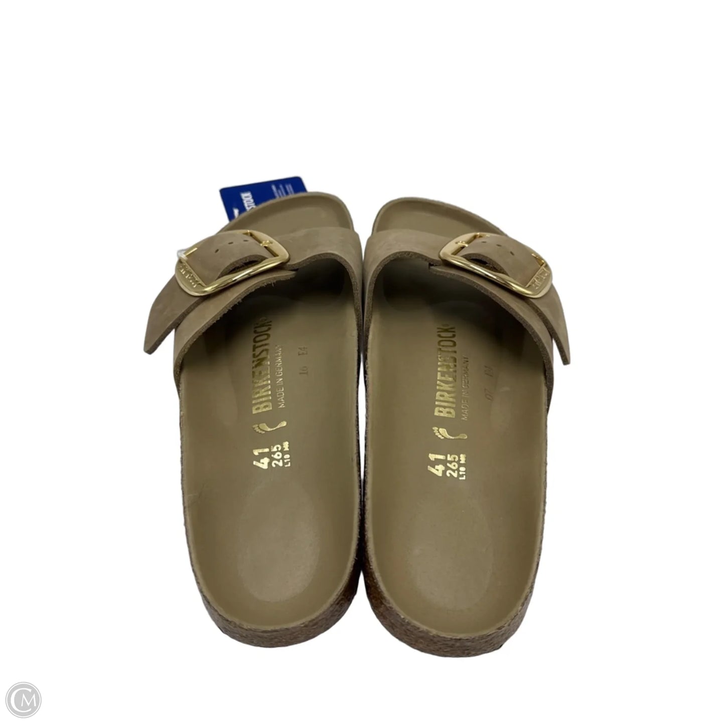 Sandals Designer By Birkenstock In Taupe, Size: 10