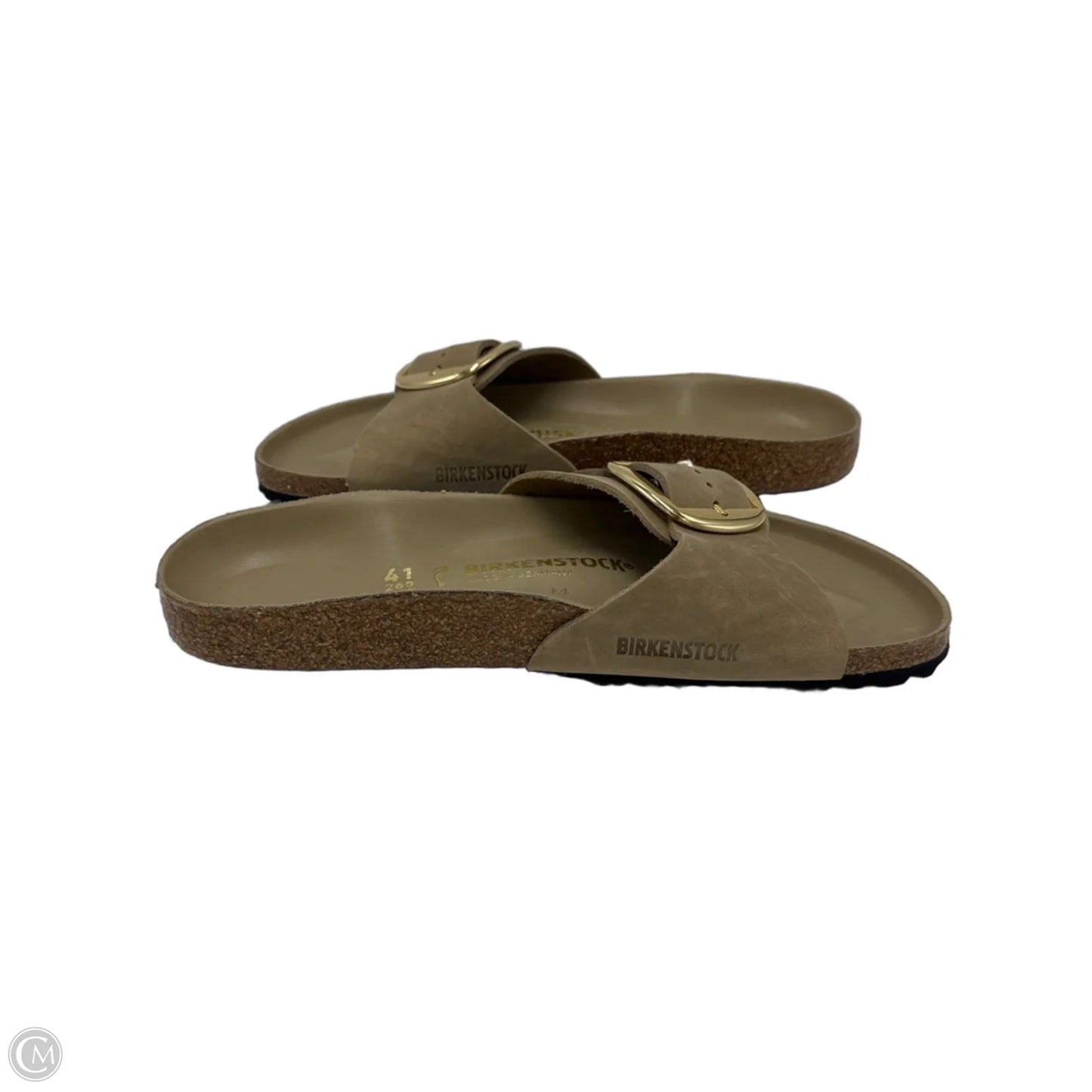 Sandals Designer By Birkenstock In Taupe, Size: 10