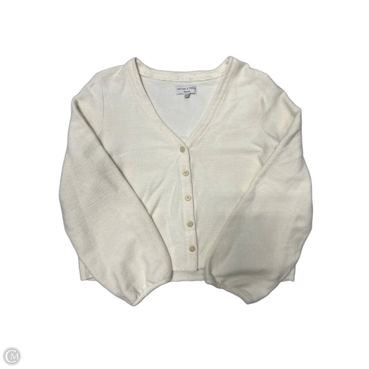 Top Long Sleeve By Madewell In Cream, Size: Xl