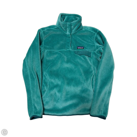 Sweatshirt Collar By Patagonia In Green, Size: L