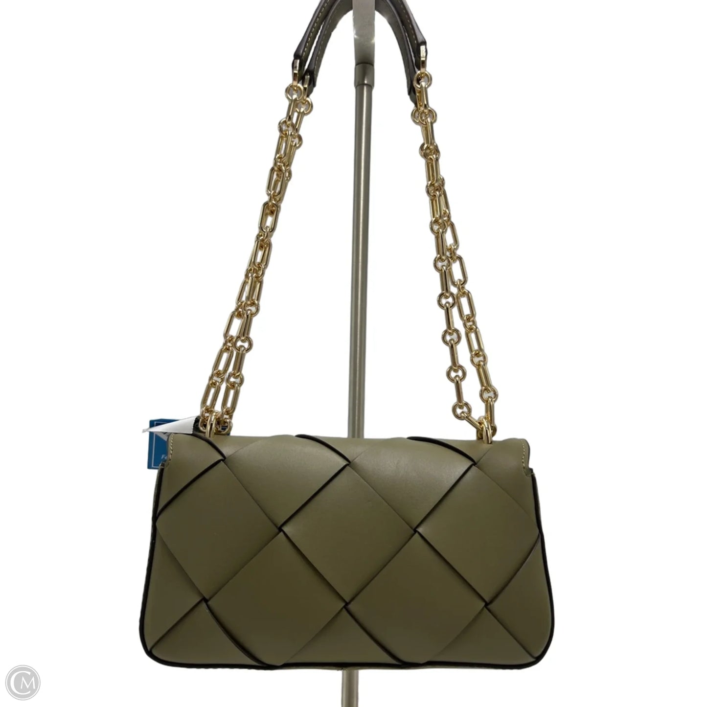 Like New! Michael Kors Tribeca Woven Leather Designer Handbag