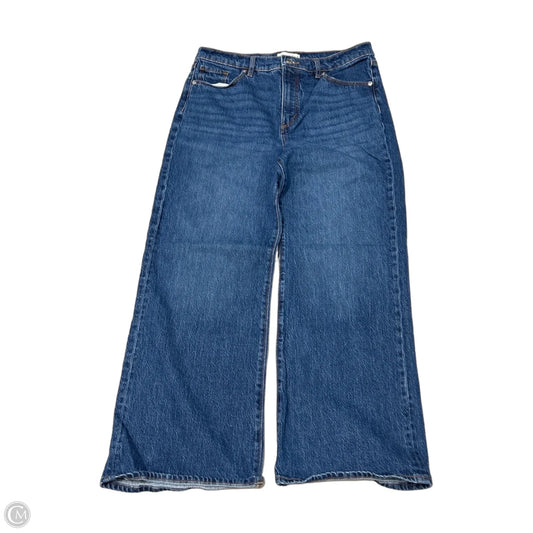 Jeans Wide Leg By Loft In Blue, Size: 12