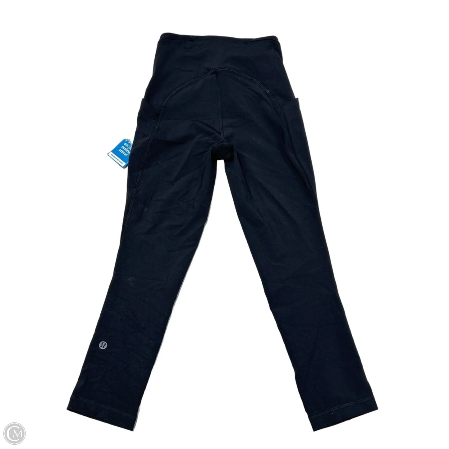 Athletic Capris By Lululemon In Black, Size: Xs