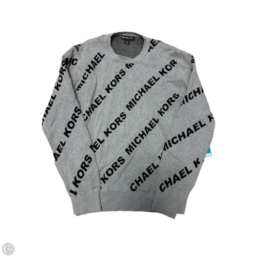 Sweater Designer By Michael Kors In Grey, Size: L