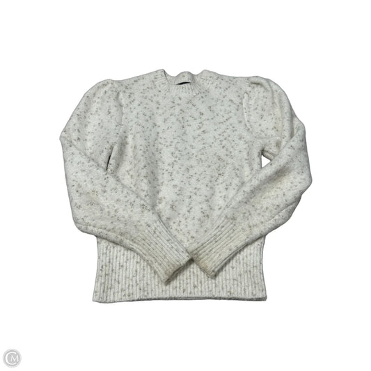 Sweater By Ann Taylor In Gold & White, Size: S