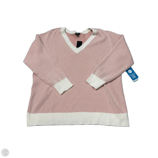 Sweater By Torrid In Pink, Size: 1x