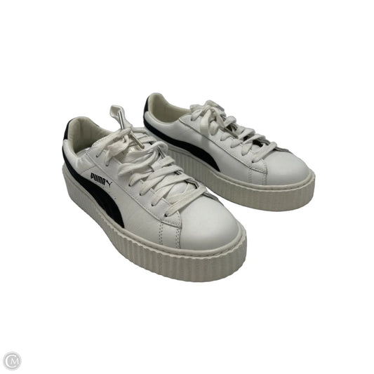 Shoes Athletic By Puma In White, Size: 9
