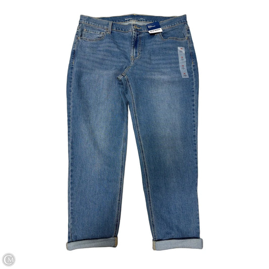 New! Jeans Boyfriend By Old Navy In Blue, Size: 14