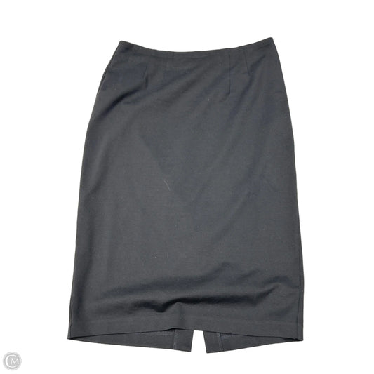 Skirt Midi By Eileen Fisher In Black, Size: L