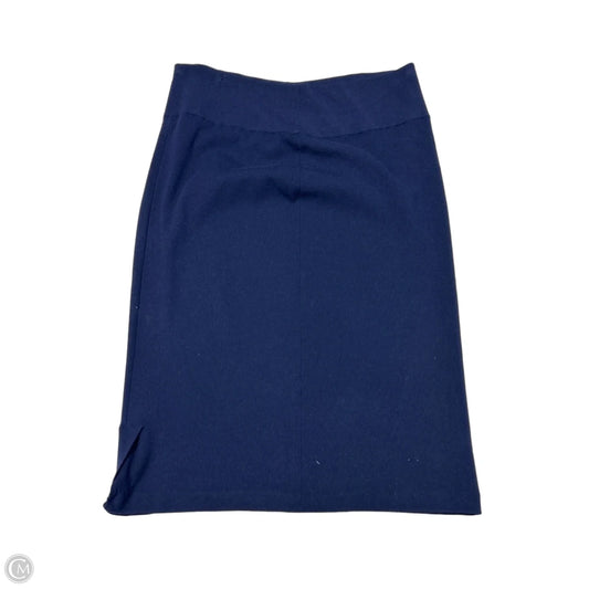 Skirt Midi By Eileen Fisher In Navy, Size: L