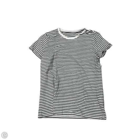 Top Short Sleeve By Everlane In Striped Pattern, Size: S
