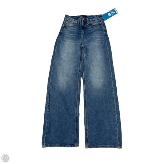 Jeans Wide Leg By Quince In Blue, Size: 2