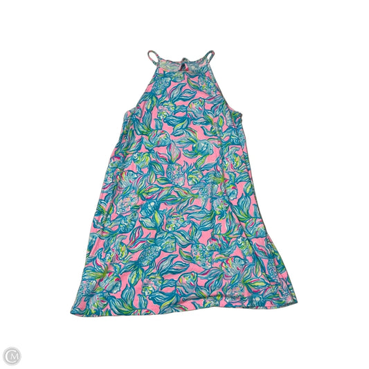 Dress Designer By Lilly Pulitzer In Blue & Pink, Size: L