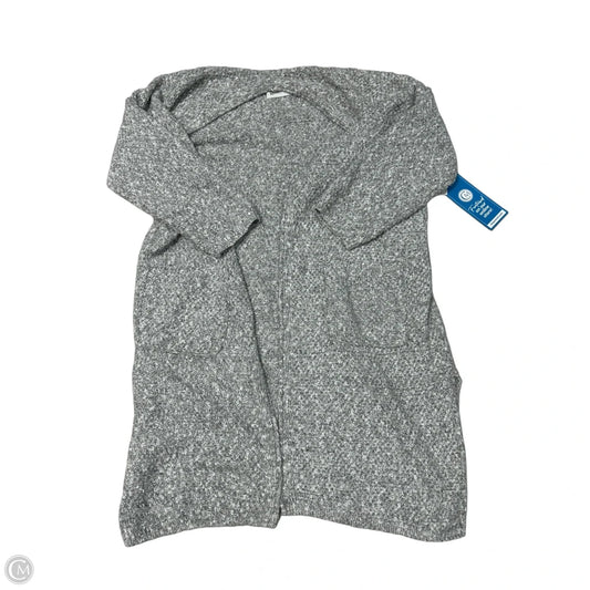 Sweater Cardigan By Abercrombie And Fitch In Grey, Size: L