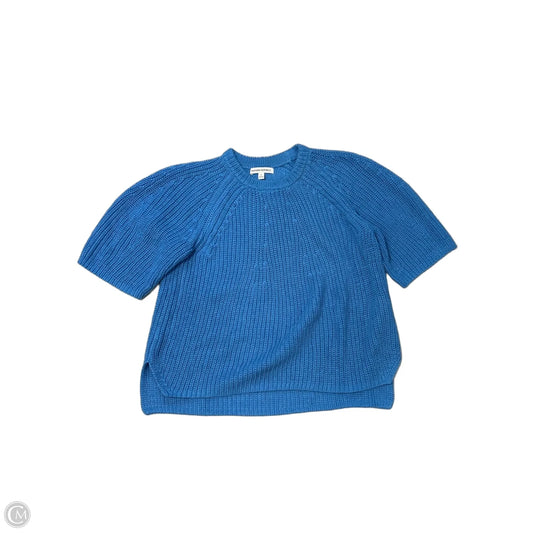 Sweater Short Sleeve By Banana Republic In Blue, Size: S