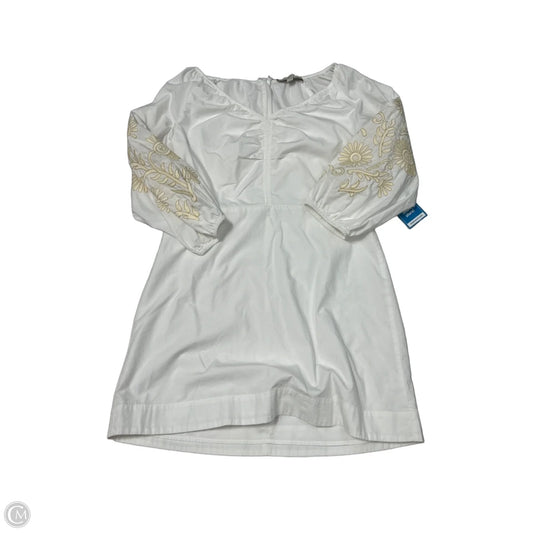 Dress Casual Short By Loft In Cream & White, Size: M
