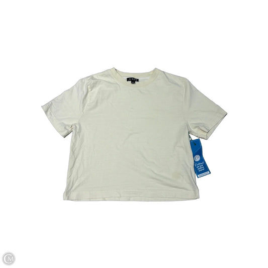 Top Short Sleeve By J. Crew In Yellow, Size: S