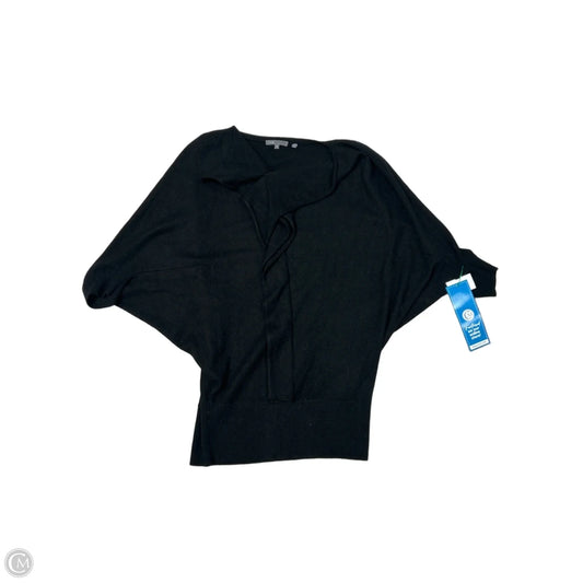 Sweater Short Sleeve By Vince In Black, Size: M