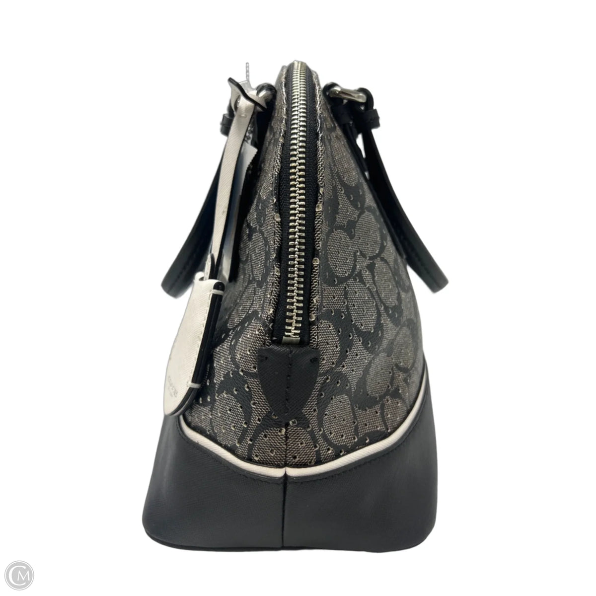 Coach Peyton Perforated Domed Cora Designer Handbag
