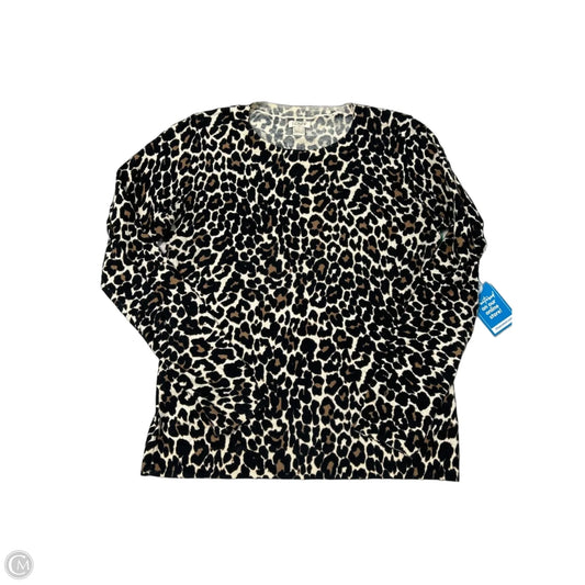 Sweater By J. Crew In Animal Print, Size: S