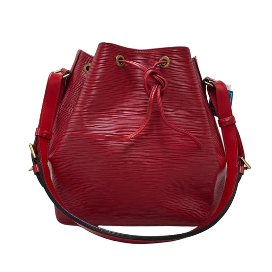 Louis Vuitton Epi Leather Petit Noe Bucket Luxury Handbag