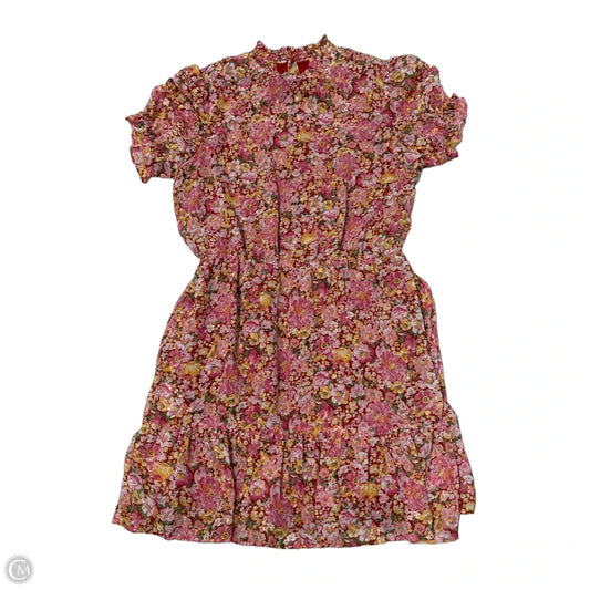 Dress Casual Short By Crystal Doll In Floral Print, Size: L