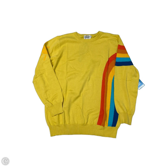 New! Sweater By Oxknit In Yellow, Size: 2x