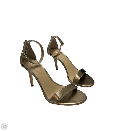 Shoes Heels Stiletto By Lauren By Ralph Lauren In Bronze, Size: 10