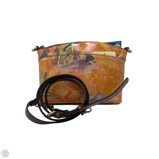 Patricia Nash Designer Crossbody in Orange