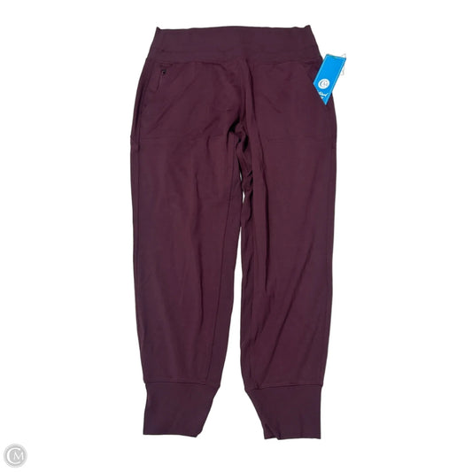 Athleta Athletic Pants in Maroon, Size L