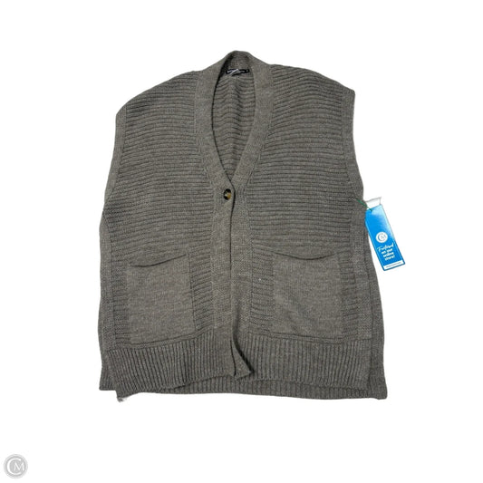 Berreti Cardigan Sweater in Taupe, Size M