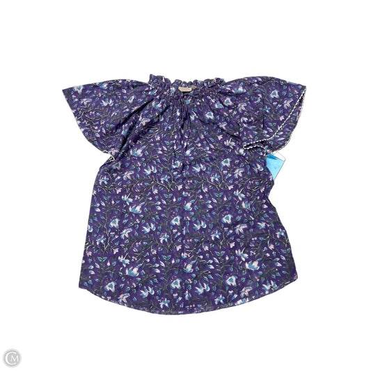 Rungolee Short Sleeve Top in Purple, Size L