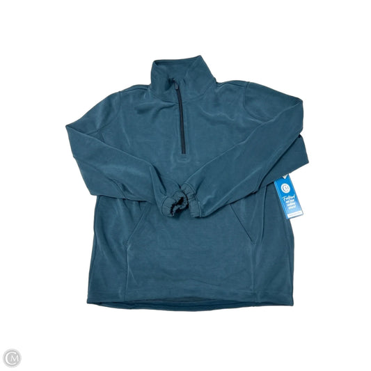 Lululemon Collared Athletic Sweatshirt in Teal, Size S