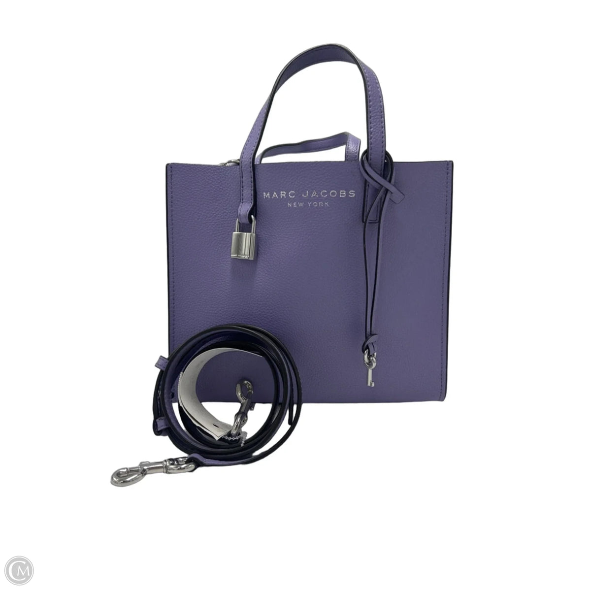 Marc Jacobs Mini Grind Tote Designer Handbag in Purple