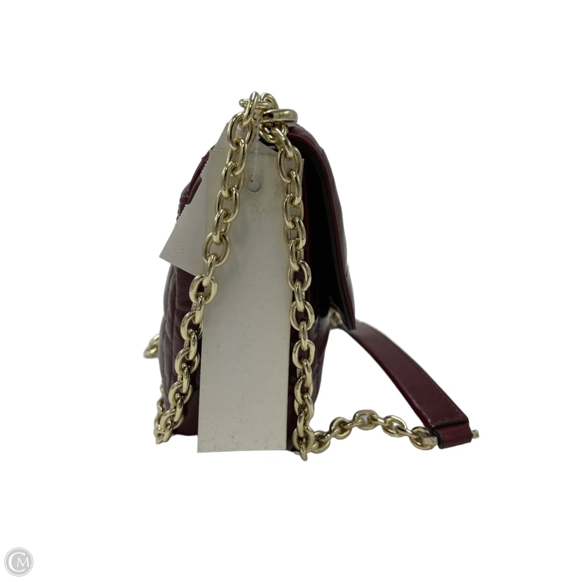 Michael Kors Quilted Designer Handbag in Maroon