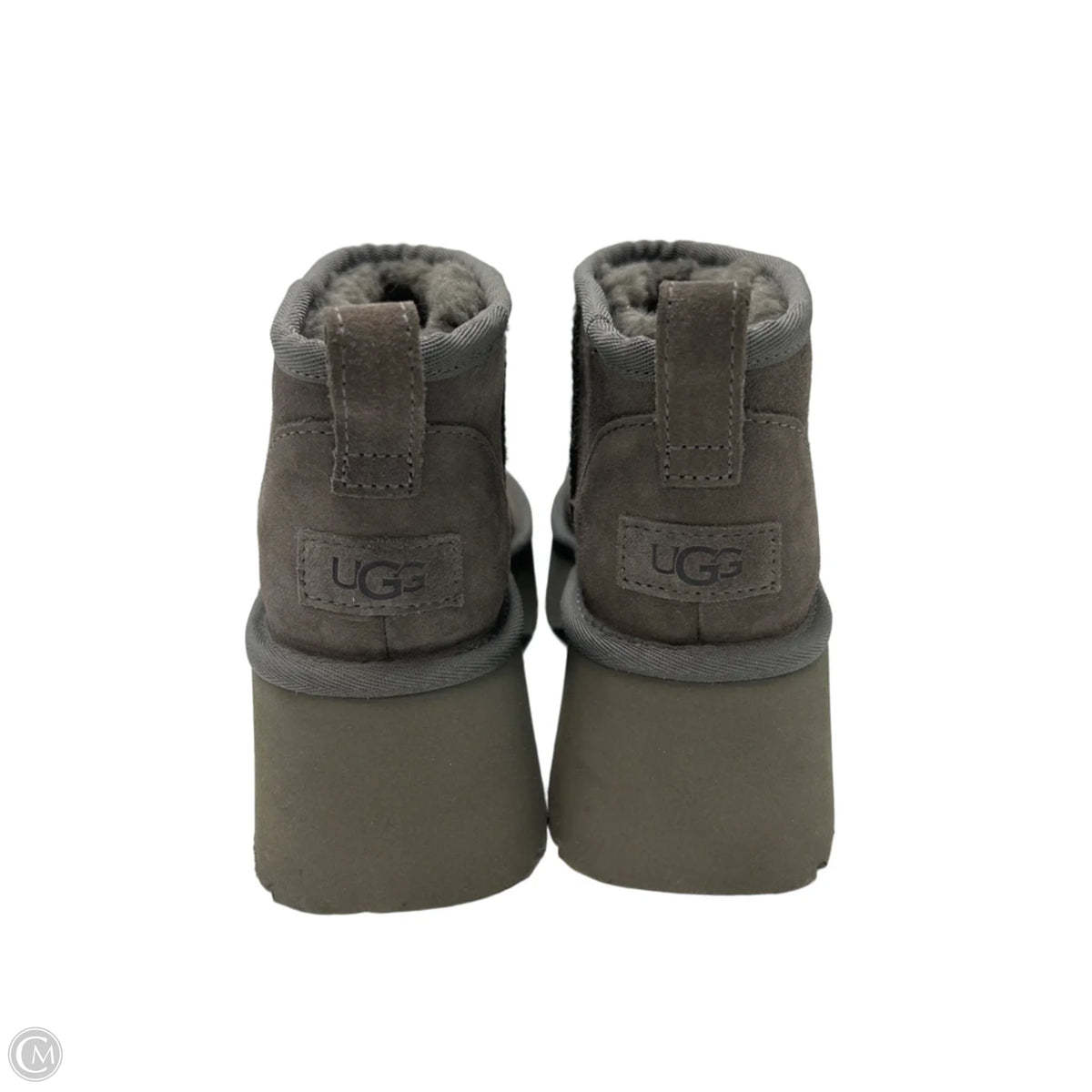 UGG Designer Boots in Grey, Size 8
