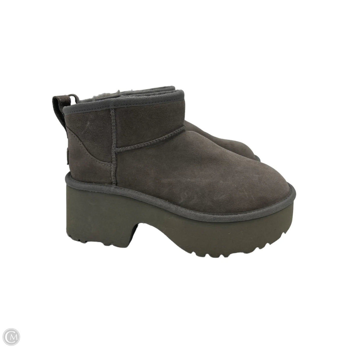 UGG Designer Boots in Grey, Size 8