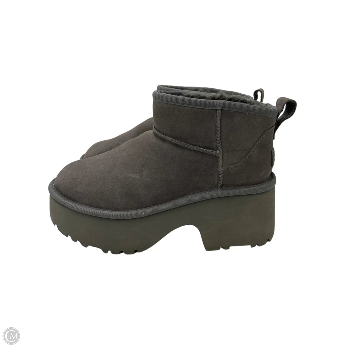 UGG Designer Boots in Grey, Size 8