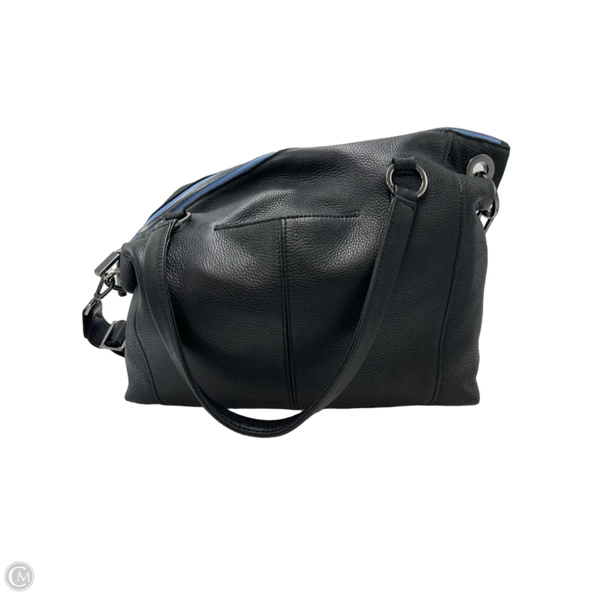 Hammitt Daniel Large Zip Designer Handbag in Black