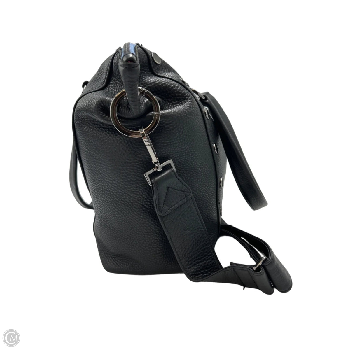 Hammitt Daniel Large Zip Designer Handbag in Black