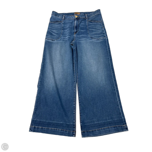KUT from the Kloth Wide-Leg Jeans in Blue, Size 14