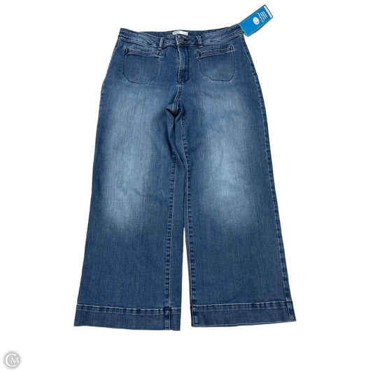 Sonoma Wide-Leg Jeans in Blue, Size 16