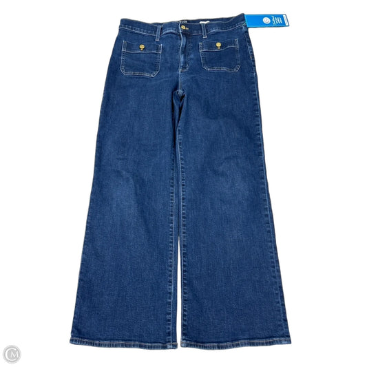 J.Crew Wide-Leg Jeans in Blue, Size 12