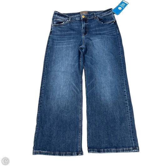 KUT from the Kloth Wide-Leg Jeans in Blue, Size 14